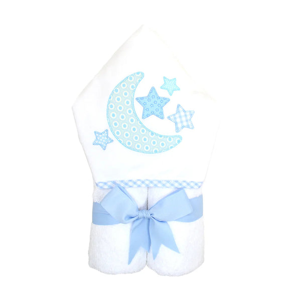 Blue Lullaby Hooded Towel And Washcloth Set