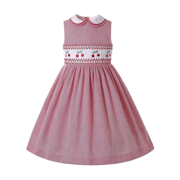 Cherry Smocked Dress - Lottie