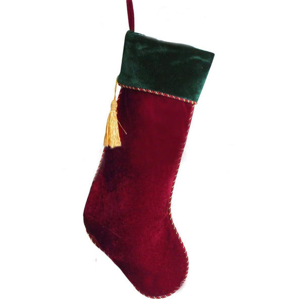 Velvet Christmas Stocking