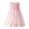 Pastel Lace Trim Smocked Dress and Bloomers