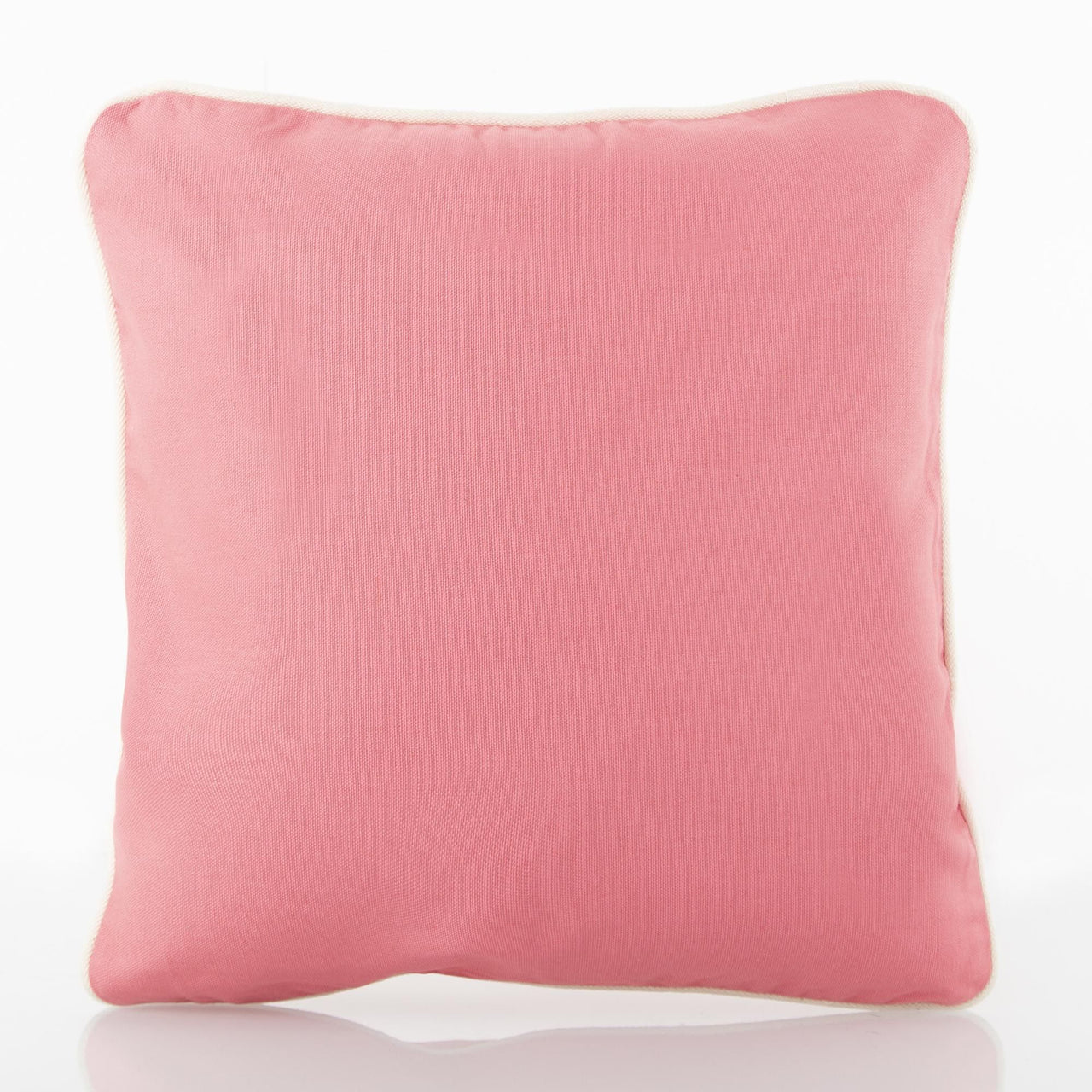 Baby Pillow Pink with White Trim