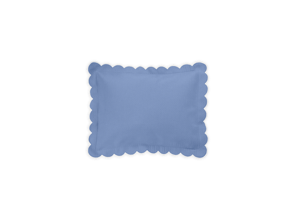 Azure Diamond Pique Boudoir Pillow