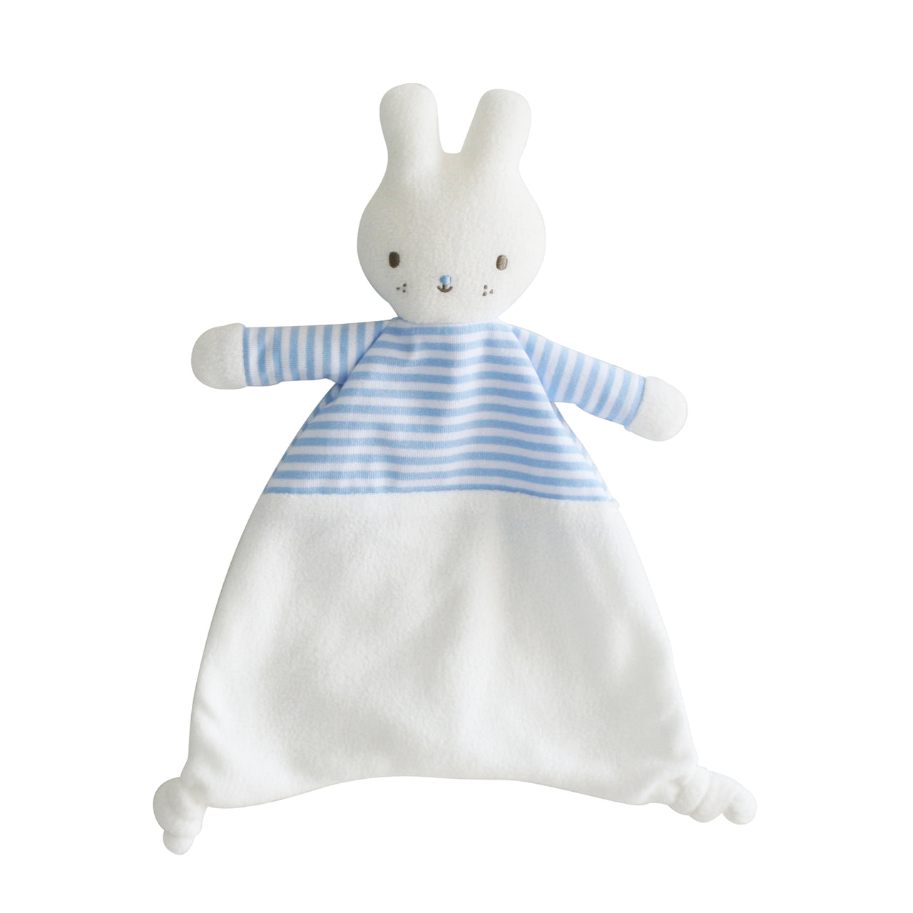 Baby Bunny Comforter - Blue Stripe