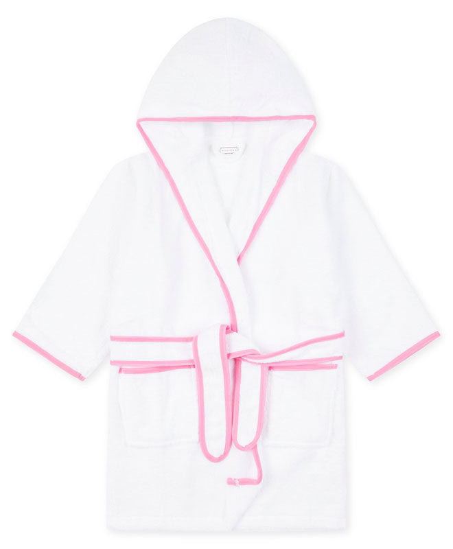 Piped Children's Robe - Pink