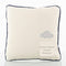 Tooth Pillow Natural with Navy Trim