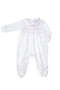 Nella Smocked Baby Girl Footed Onesie