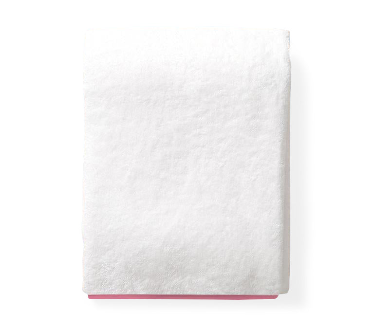 Bright Pink Piped Edge Towels