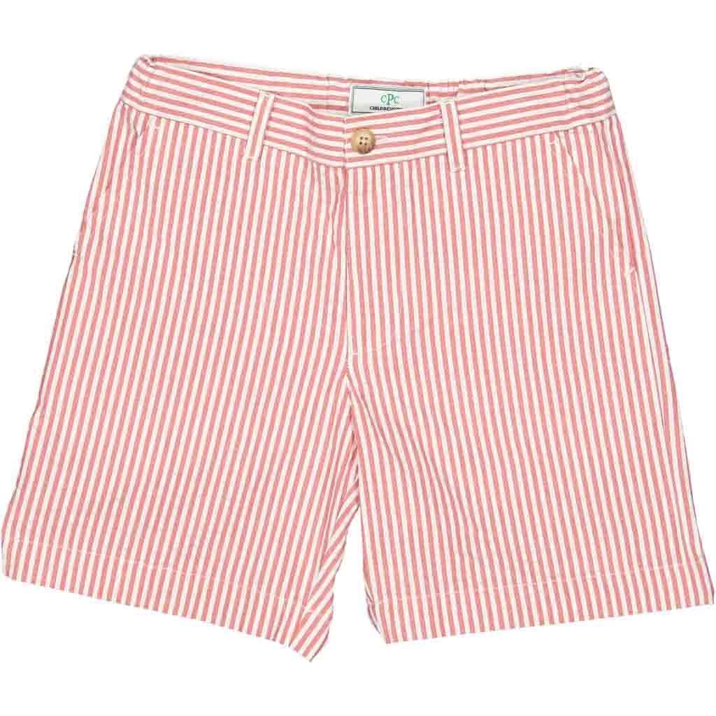 Hudson Short - Red And White Stripe