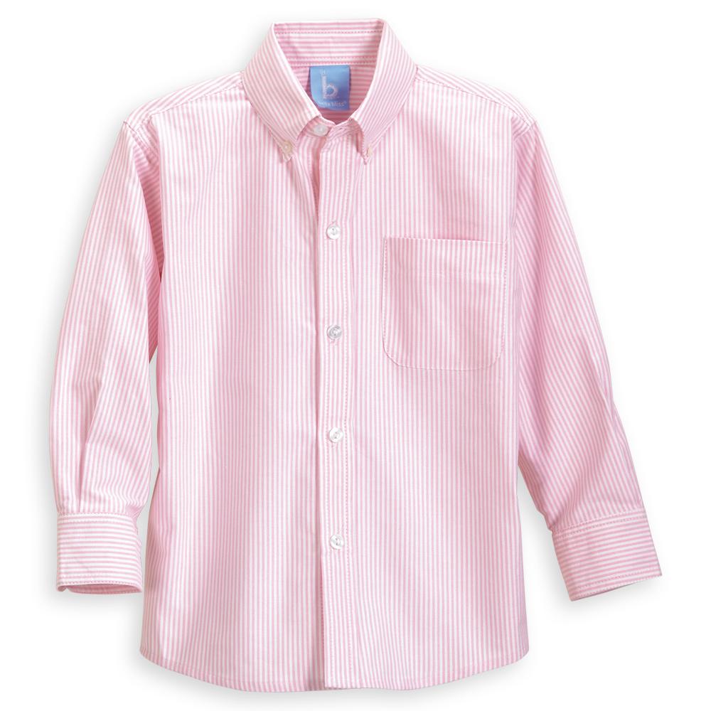 Pink Stripe Oxford Buttondown Shirt