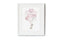 Girl's Pink Heart Balloon Bunch Wall Picture 12x16" (Framed)
