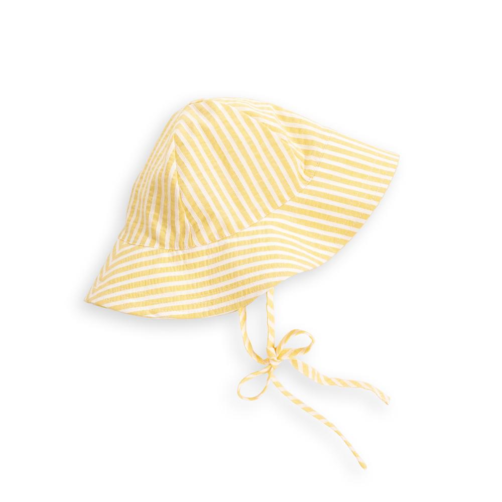 Spring Sun Hat - Yellow Candela Stripe